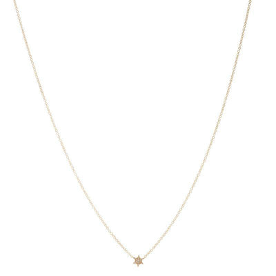 14K Yellow Gold Diamond Necklace
