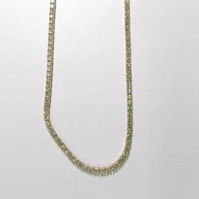14K Yellow Gold Diamond Necklace - Tapper's Jewelry 