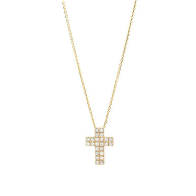14K Yellow Gold Diamond Necklace - Tapper's Jewelry 