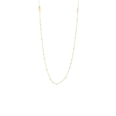 14K Yellow Gold Diamond Necklace
