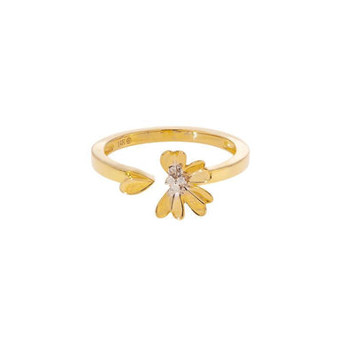 14K Yellow Gold Diamond Ring - Tapper's Jewelry 