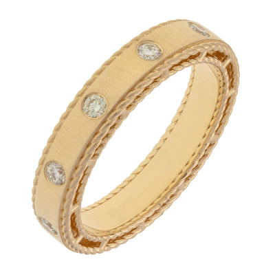 14K YELLOW GOLD DIAMOND RING
