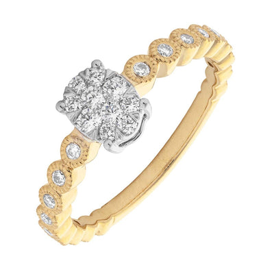 14K Yellow Gold Diamond Ring - Tapper's Jewelry 