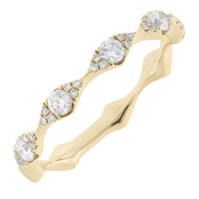 14K YELLOW GOLD DIAMOND RING - Tapper's Jewelry 