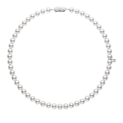 18 KARAT CULUTRED PEARL CHOKER NECKLACE - Tapper's Jewelry 