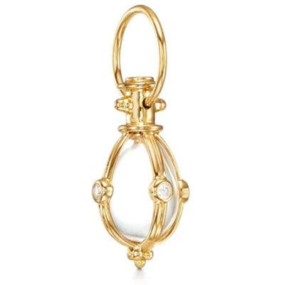 18 KARAT DIAMOND CLASSIC AMULET PENDANT - Tapper's Jewelry 