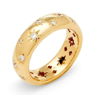 18 KARAT DIAMOND COSMOS BAND - Tapper's Jewelry 