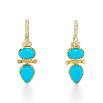 18 KARAT DYNASTY DROP EARRINGS - Tapper's Jewelry 