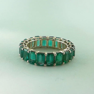 18 KARAT GOLD EMERALD RING - Tapper's Jewelry 