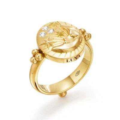 18 KARAT LUNA RING - Tapper's Jewelry 