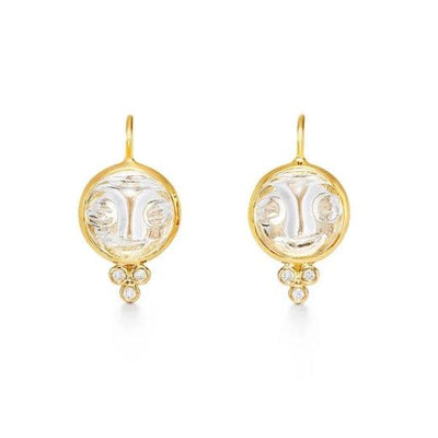 18 KARAT MOONFACE EARRINGS - Tapper's Jewelry 