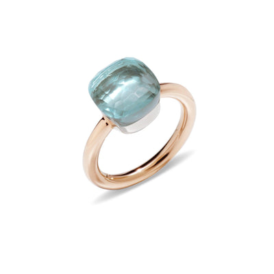 18 KARAT ROSE GOLD NUDO LONDON BLUE TOPAZ RING - Tapper's Jewelry 