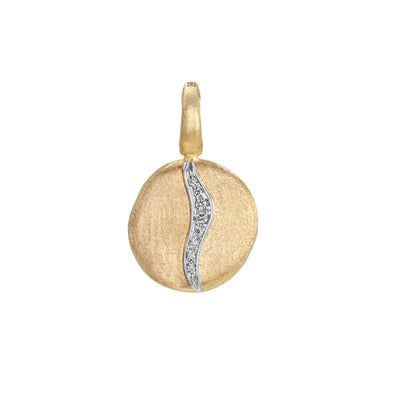 18 KARAT SMALL DIAMOND ACCENT PENDANT - Tapper's Jewelry 