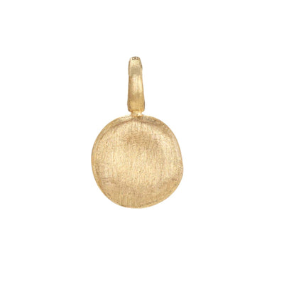 18 KARAT SMALL DISC PENDANT