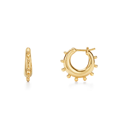 18 KARAT YOGA HOOPS - Tapper's Jewelry 