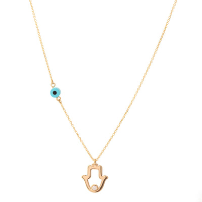 18K Ceramic  Diamond Necklace - Tapper's Jewelry 