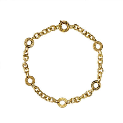 18K GOLD BULGARI LINK BRACELET - Tapper's Jewelry 