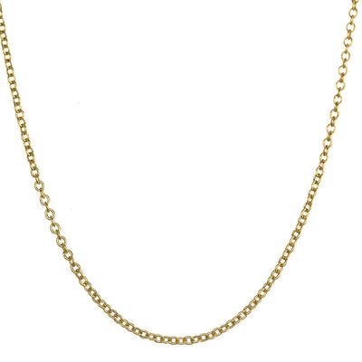18K GOLD CABLE CHAIN - Tapper's Jewelry 