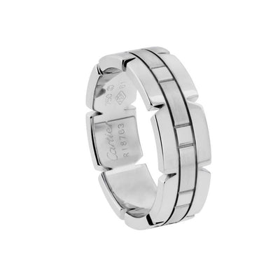 18K GOLD CARTIER TANK FRANCAISE WEDDING BAND - Tapper's Jewelry 