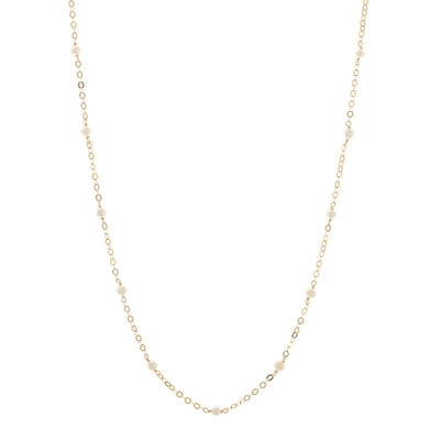 18K GOLD CULTURED PEARL NECKLACE - Tapper's Jewelry 