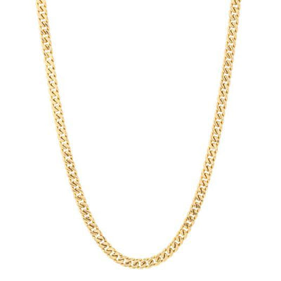 25IN 18KY CURB CHAIN NECKLACE