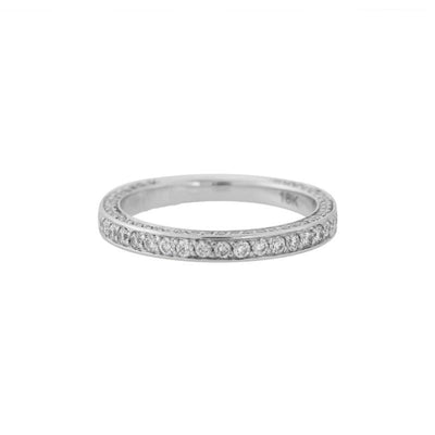 18K GOLD DIAMOND BAND - Tapper's Jewelry 