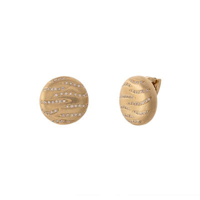 18K GOLD DIAMOND CLIP EARRINGS - Tapper's Jewelry 