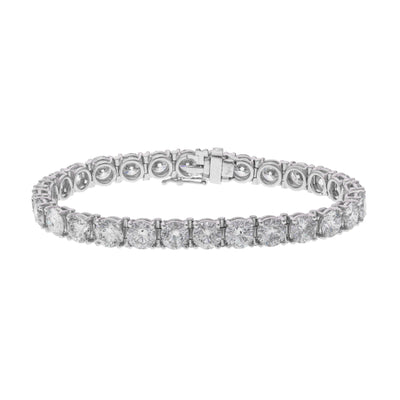 18K GOLD DIAMOND ETERNITY BRACELET - Tapper's Jewelry 