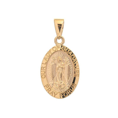 18K GOLD GUADALUPE CHARM - Tapper's Jewelry 
