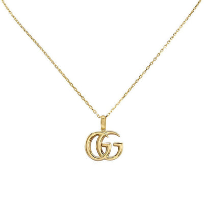18K GOLD GUCCI GG RUNNING NECKLACE - Tapper's Jewelry 
