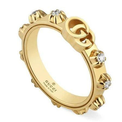 18K GOLD GUCCI GG RUNNING RING - Tapper's Jewelry 