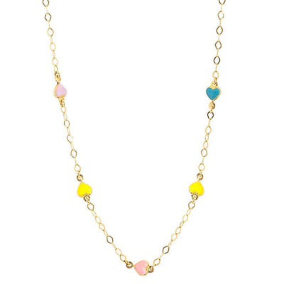 18K GOLD HEART NECKLACE