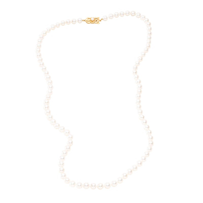 18K GOLD MIKIMOTO PEARL STRAND NECKLACE - Tapper's Jewelry 