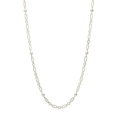 18K GOLD PEARL NECKLACE - Tapper's Jewelry 