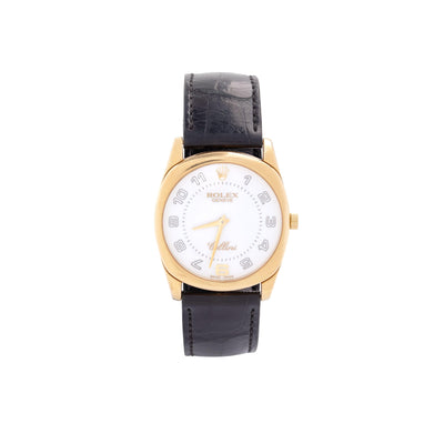 18K GOLD ROLEX CELLINI DANAOS 33MM WATCH - Tapper's Jewelry 