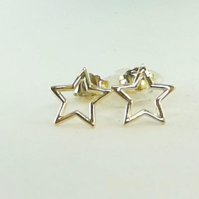 18K GOLD STAR EARRINGS - Tapper's Jewelry 