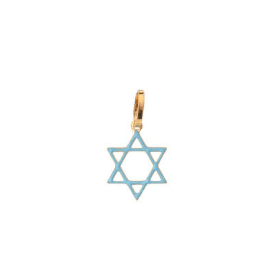 18K GOLD STAR OF DAVID CHARM - Tapper's Jewelry 