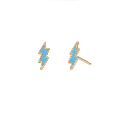 18K GOLD THUNDER EARRINGS - Tapper's Jewelry 
