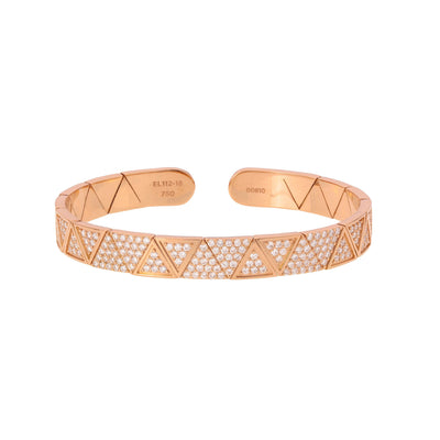 18K Rose Gold Diamond Bracelet - Tapper's Jewelry 