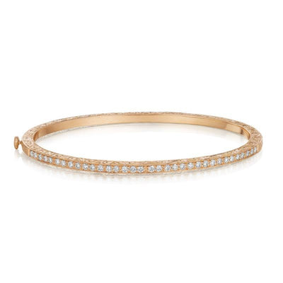 18K ROSE GOLD DIAMOND BRACELET - Tapper's Jewelry 