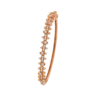 18K ROSE GOLD DIAMOND BRACELET - Tapper's Jewelry 