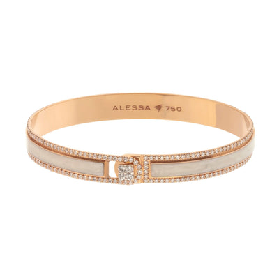 18K Rose Gold Diamond Bracelet - Tapper's Jewelry 