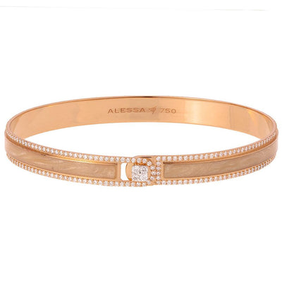 18K Rose Gold Diamond Bracelet - Tapper's Jewelry 