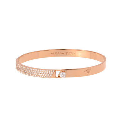 18K Rose Gold Diamond Bracelet - Tapper's Jewelry 