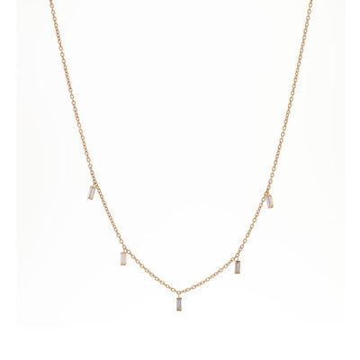 18K ROSE GOLD DIAMOND NECKLACE - Tapper's Jewelry 