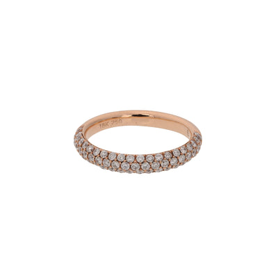 18K Rose Gold Diamond Ring - Tapper's Jewelry 