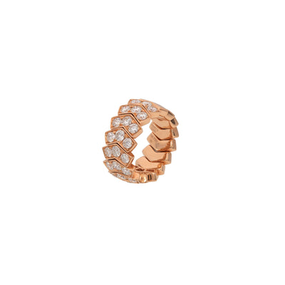 18K Rose Gold Diamond Ring - Tapper's Jewelry 