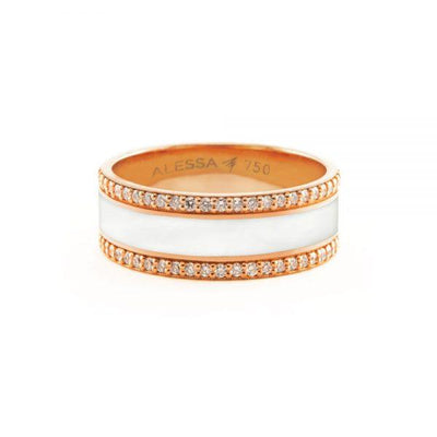 18K Rose Gold Diamond Ring - Tapper's Jewelry 
