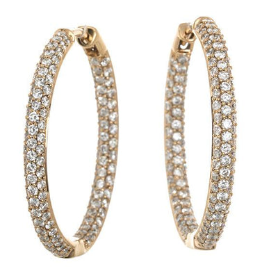 18K Rose Gold Earrings - Tapper's Jewelry 