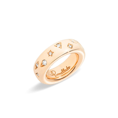 18K ROSE GOLD ICONICA DIAMOND RING - Tapper's Jewelry 